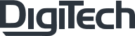 DigiTech Logo DigiTech logo in black font with extended g.
