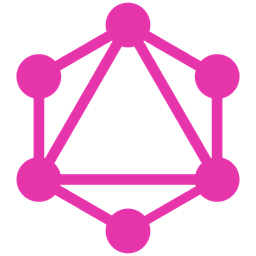 GraphQL Logo GraphQL logo representing graph node and edges in circular icon.