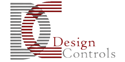 Design Controls Logo Design Controls Logo with overlapping letters to left of text.